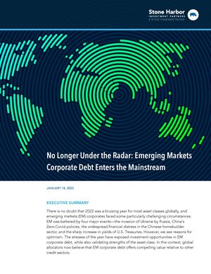 z - Cover Image: No Longer Under the Radar: Emerging Markets Corporate Debt Enters the Mainstream